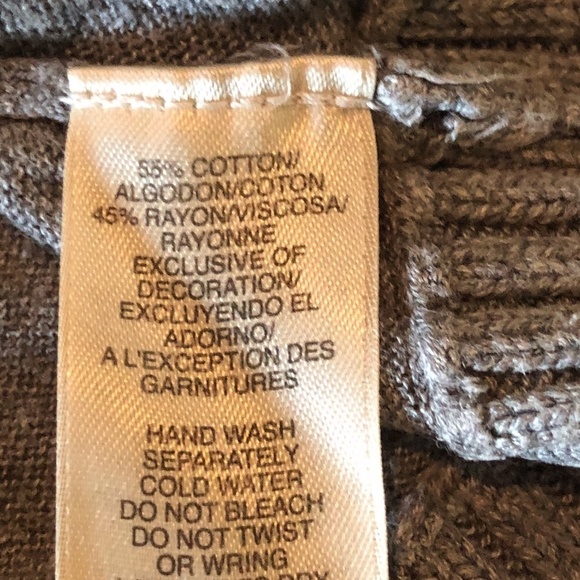 DKNY Gray Vneck sweater Small - Picture 4 of 6